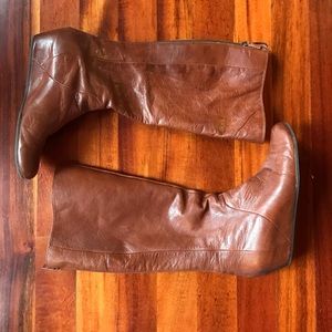 Nordstrom brown leather boots size 11⭐️